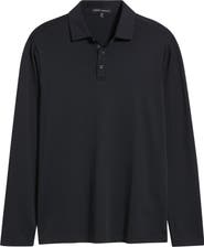 Robert Barakett Georgia Long Sleeve Pima Cotton Polo