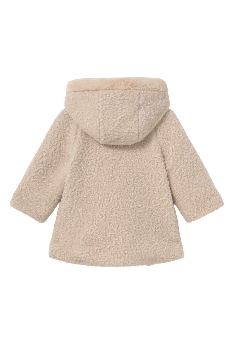 Terry Hooded Coat, Alternate, color, Pink
