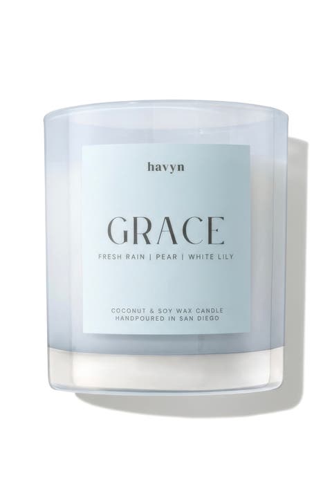 Grace (Fresh Rain, Pear, White Lily) EU Allergen-Free Candle