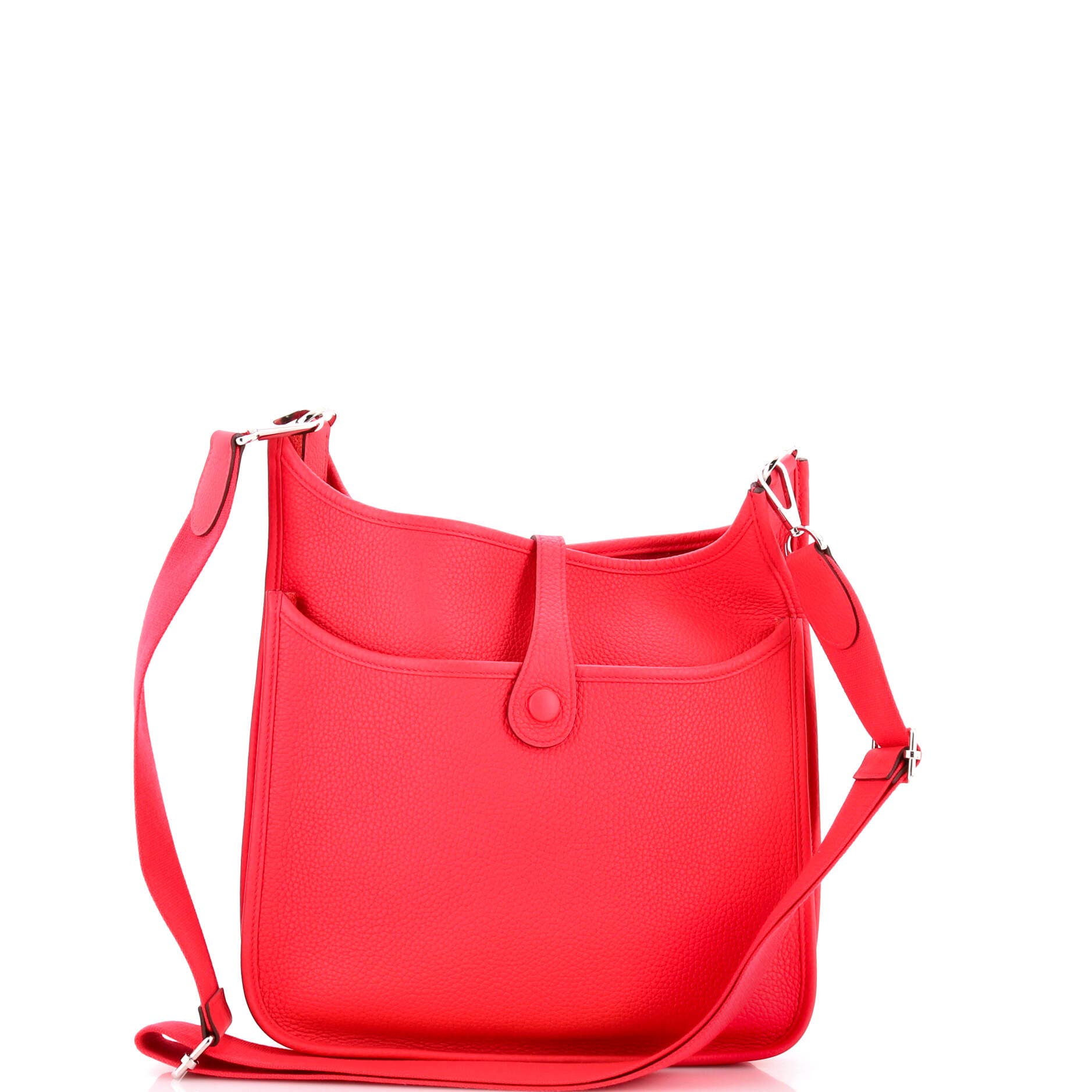 Pre-Owned Hermes Evelyne Bag Gen III Clemence PM, Alternate, color, Rose Extreme