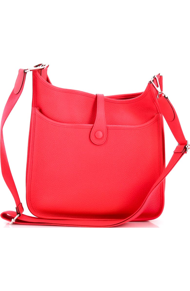 Pre-Owned Hermes Evelyne Bag Gen III Clemence PM, Alternate, color, Rose Extreme