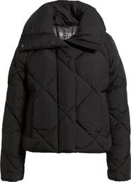 BCBG Missy Water Resistant Diamond Quilted Jacket