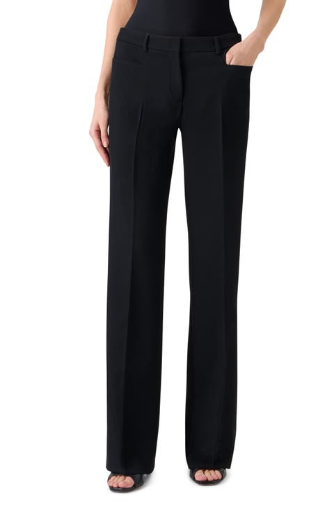 Mikka Virgin Wool Tricotine Pants