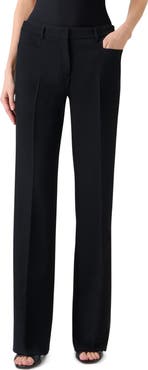 Akris punto Mikka Virgin Wool Tricotine Pants