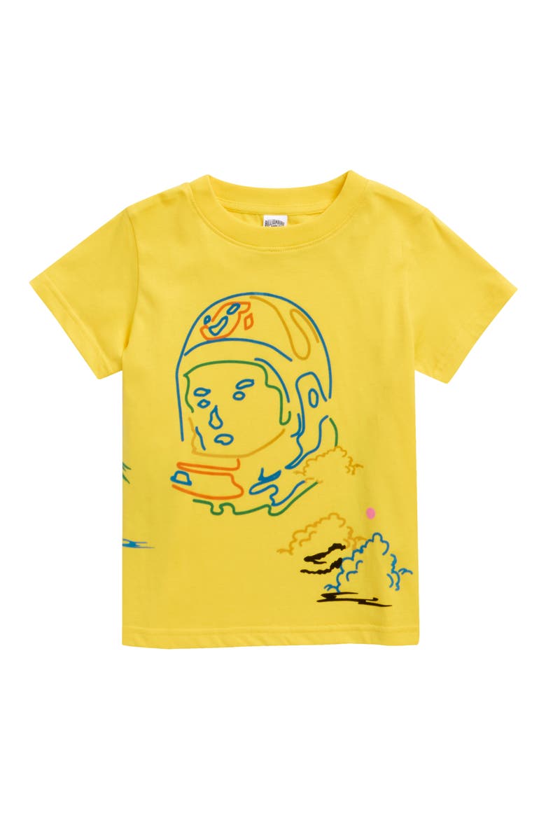 Kids' Clouds Cotton Graphic T-Shirt, Main, color, DANDELION
