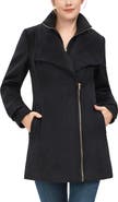 Kimi & Kai Women's Kinsley Wool Blend Zip Front Walking Coat