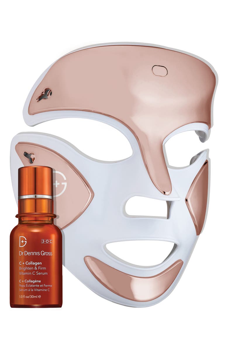 Dr. Dennis Gross Skincare Full Size DRx SpectraLite<sup>™</sup> FaceWare Pro LED Light Therapy Device Set, Main, color,