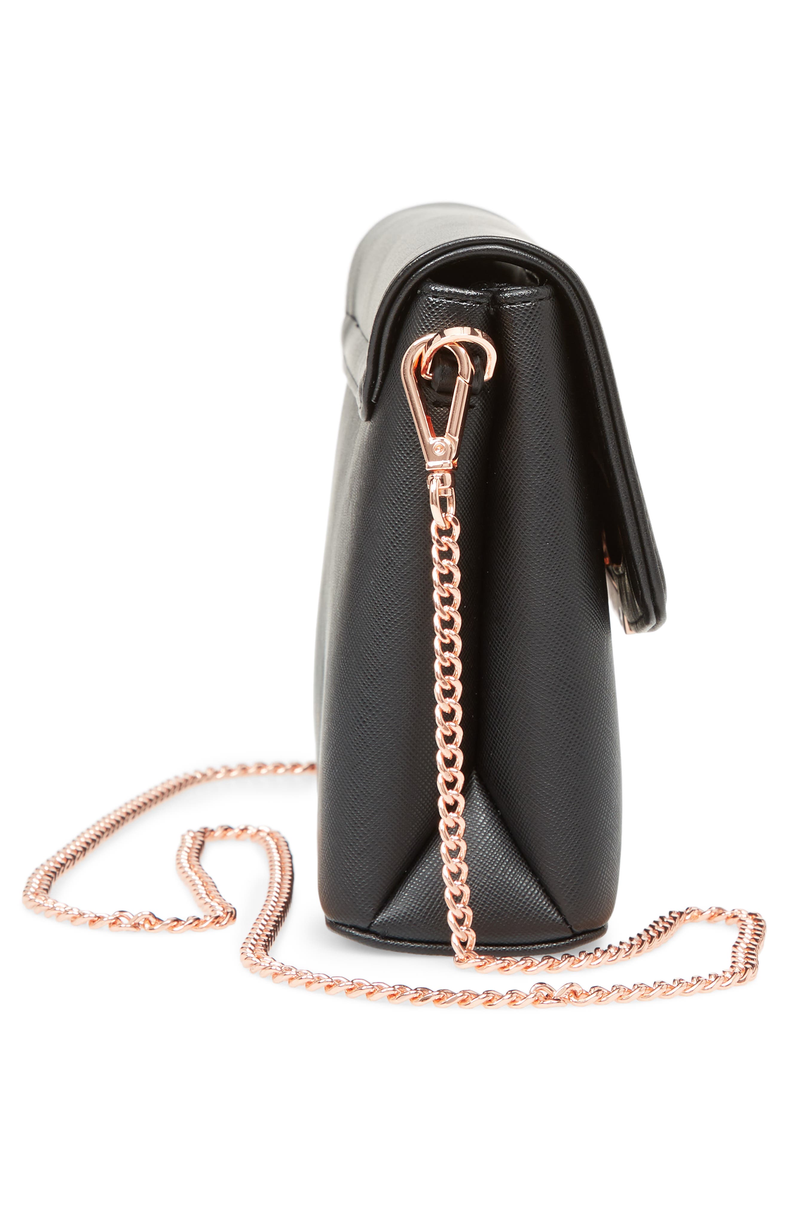 Ted Baker London Faux Leather Crossbody Bag, Alternate, color, 