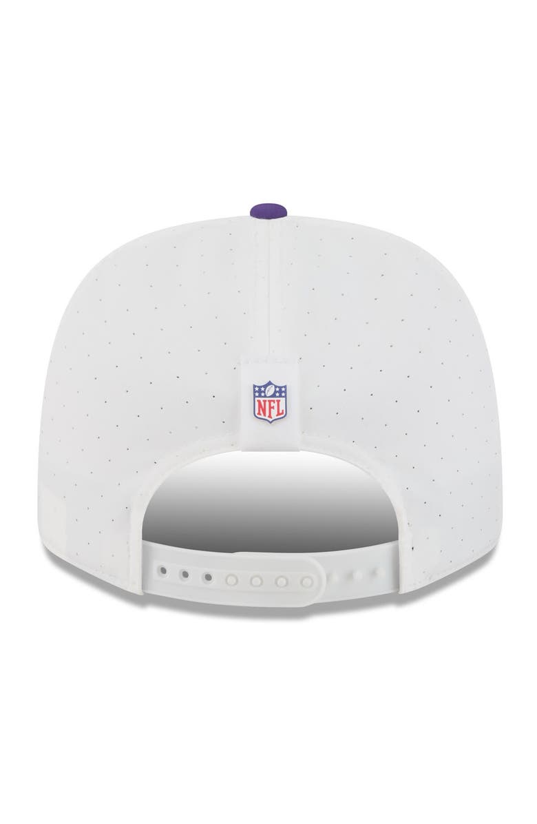 New Era Men's New Era  White/Purple Minnesota Vikings 2025 NFL Training Camp 9SEVENTY Adjustable Hat, Alternate, color, 