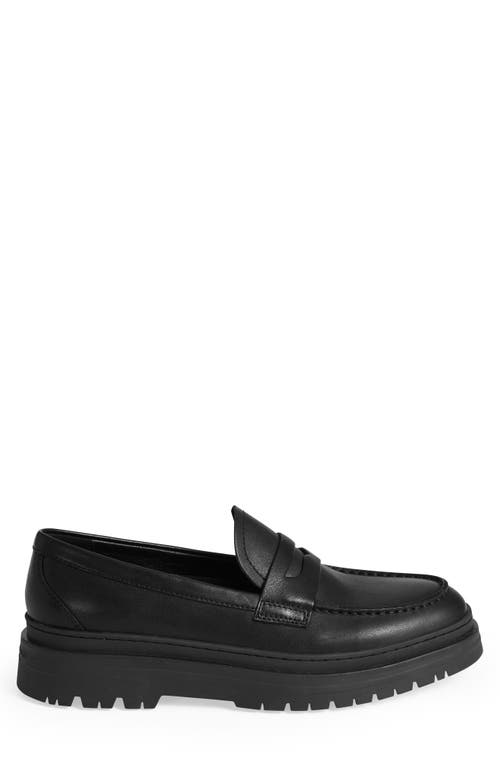 Vagabond Shoemakers James Penny Loafer In Black