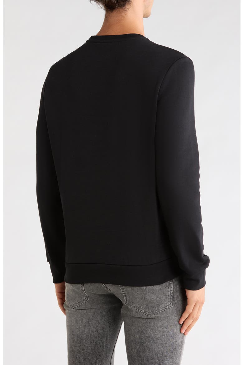 Hidden Graphic Crew Pullover Sweatshirt, Alternate, color, BLACK