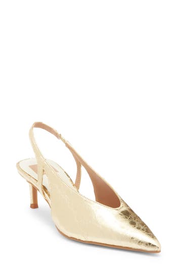 Dolce Vita Kenzie Slingback Pump In Gold
