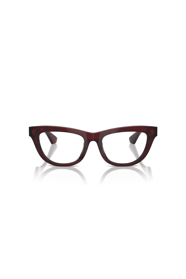 52mm Rectangle optical glasses, Alternate, color, Red
