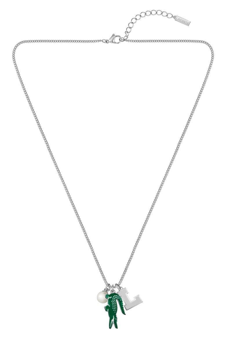 Men's Umpire Necklace, Main, color, SILVER
