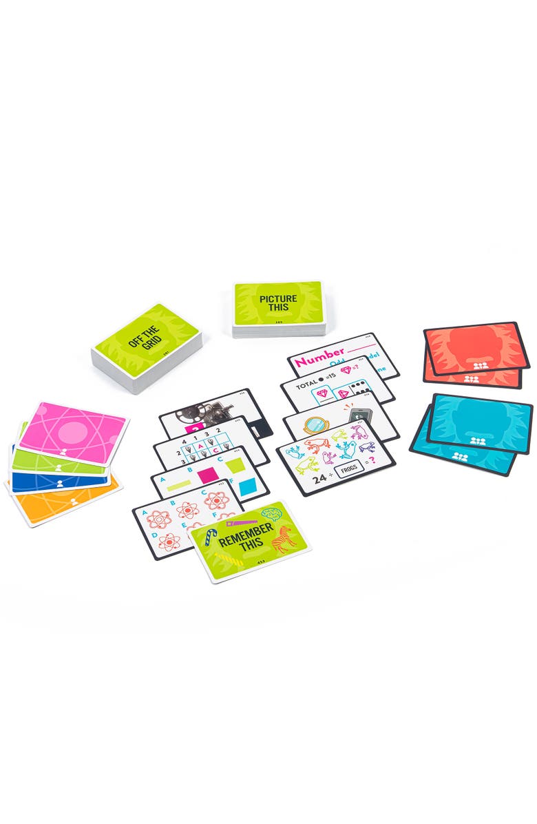 Professor Puzzle Einstein The Card Game, Puzzle Solving Race, Alternate, color, Multicolored