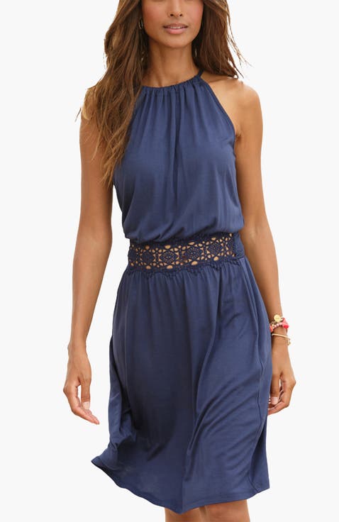 Women's Crochet Detail Dress