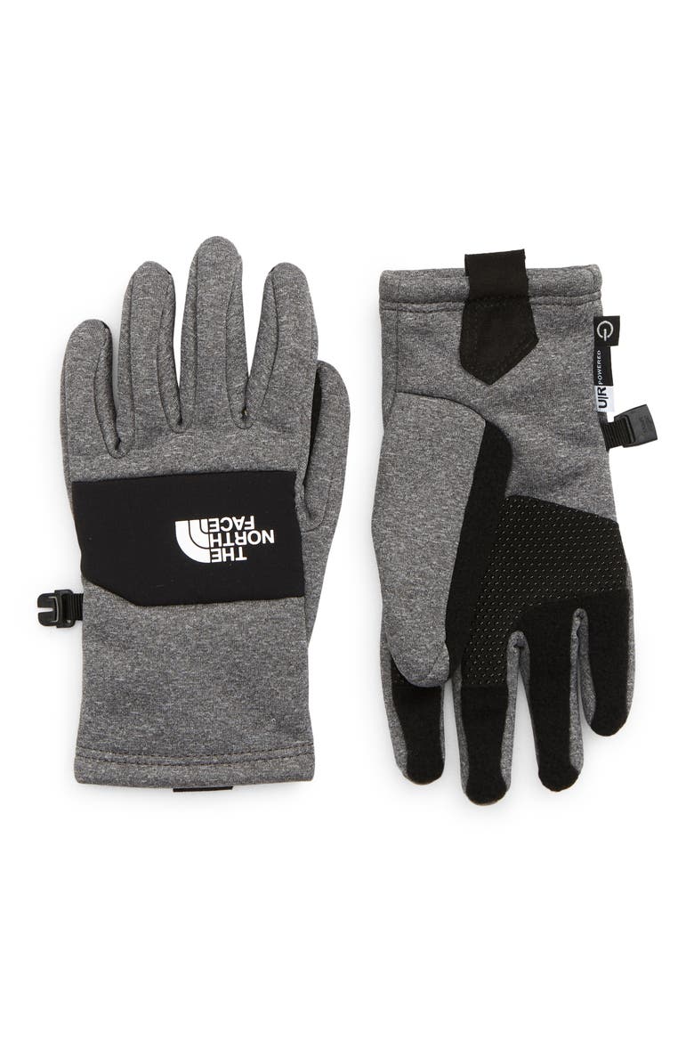 Kids' Sierra Etip™ Gloves, Main, color, TNF MEDIUM GREY HEATHER