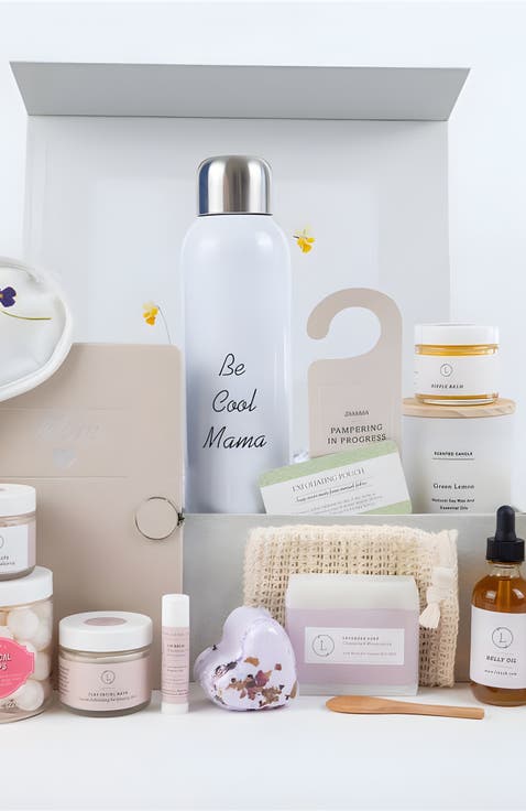 Pampering Natural Skincare Gift Set for New Mom