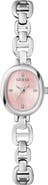 GUESS Sweet & Petite Oval Bracelet Watch, 24mm x 21mm