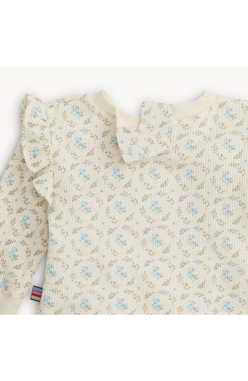 Magnetic Me Eloise Waffle Knit Top & Leggings Set In Neutral