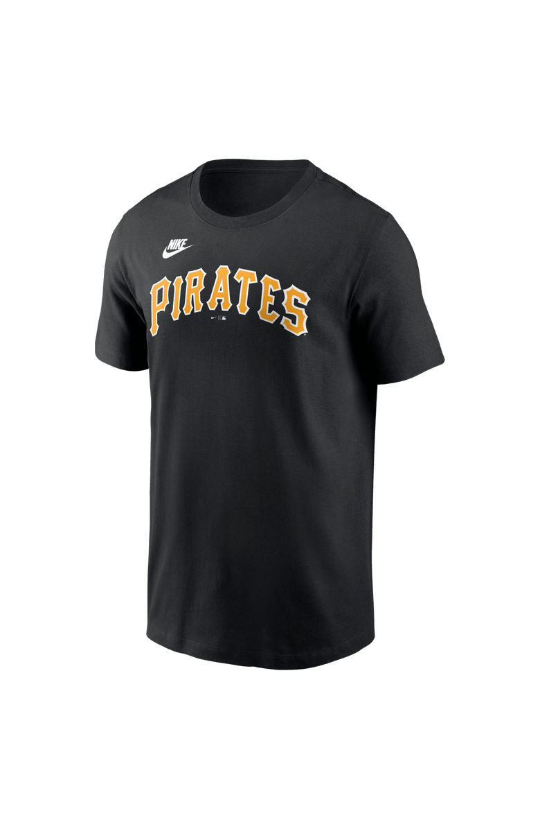 Nike Men's Nike Roberto Clemente Black Pittsburgh Pirates Cooperstown Collection Name & Number T-Shirt, Alternate, color, Black