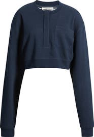 FRAME The Stripe Cuffed Sweatshirt