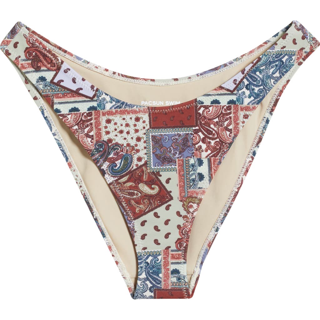 PACSUN PACSUN ERICA HIGH LEG SCOOP BIKINI BOTTOMS