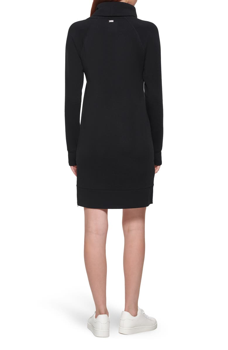 Marc New York Performance Fabulous Fleece Funnel Neck Dress, Alternate, color, 
