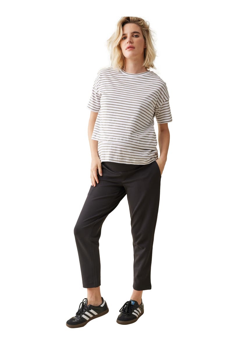 Ingrid & Isabel ESSENTIAL PONTE PANT, Main, color, Black