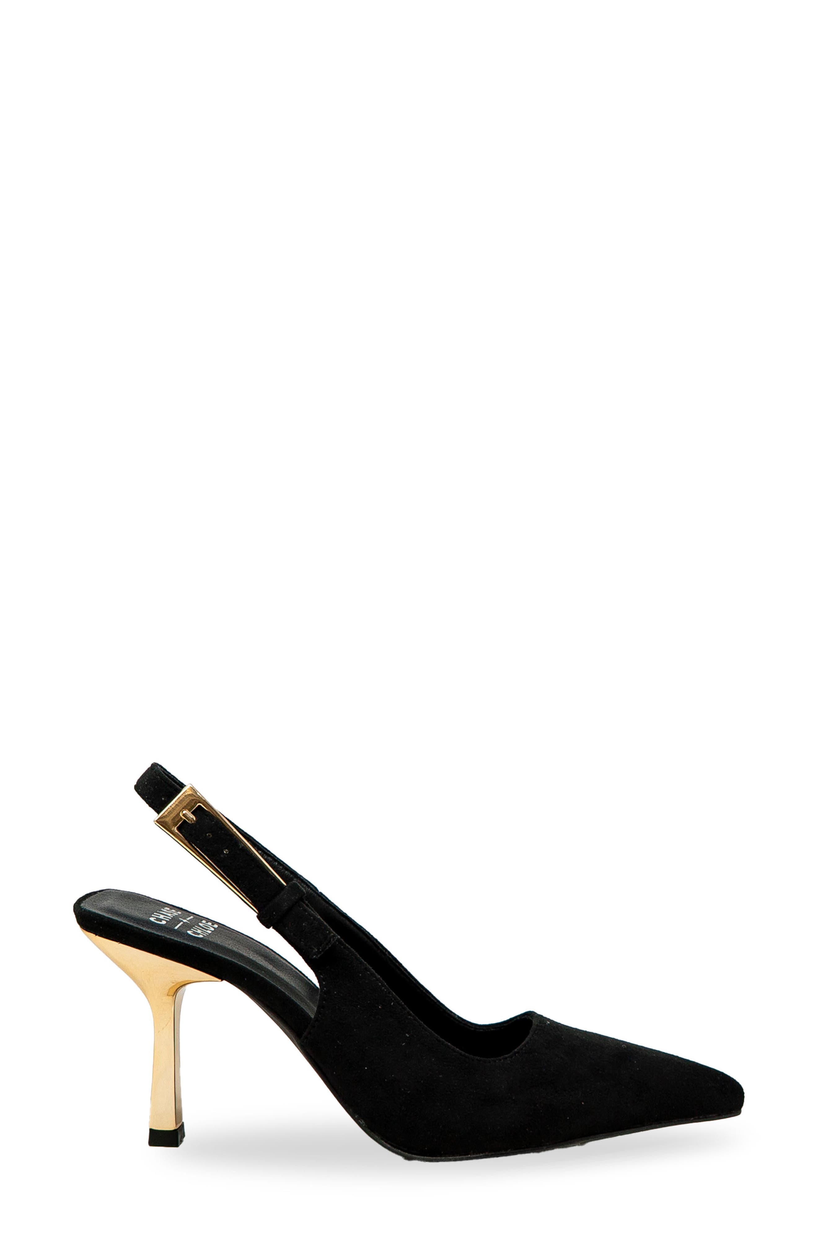 CHASE AND CHLOE Slingback Pump, Alternate, color, Black