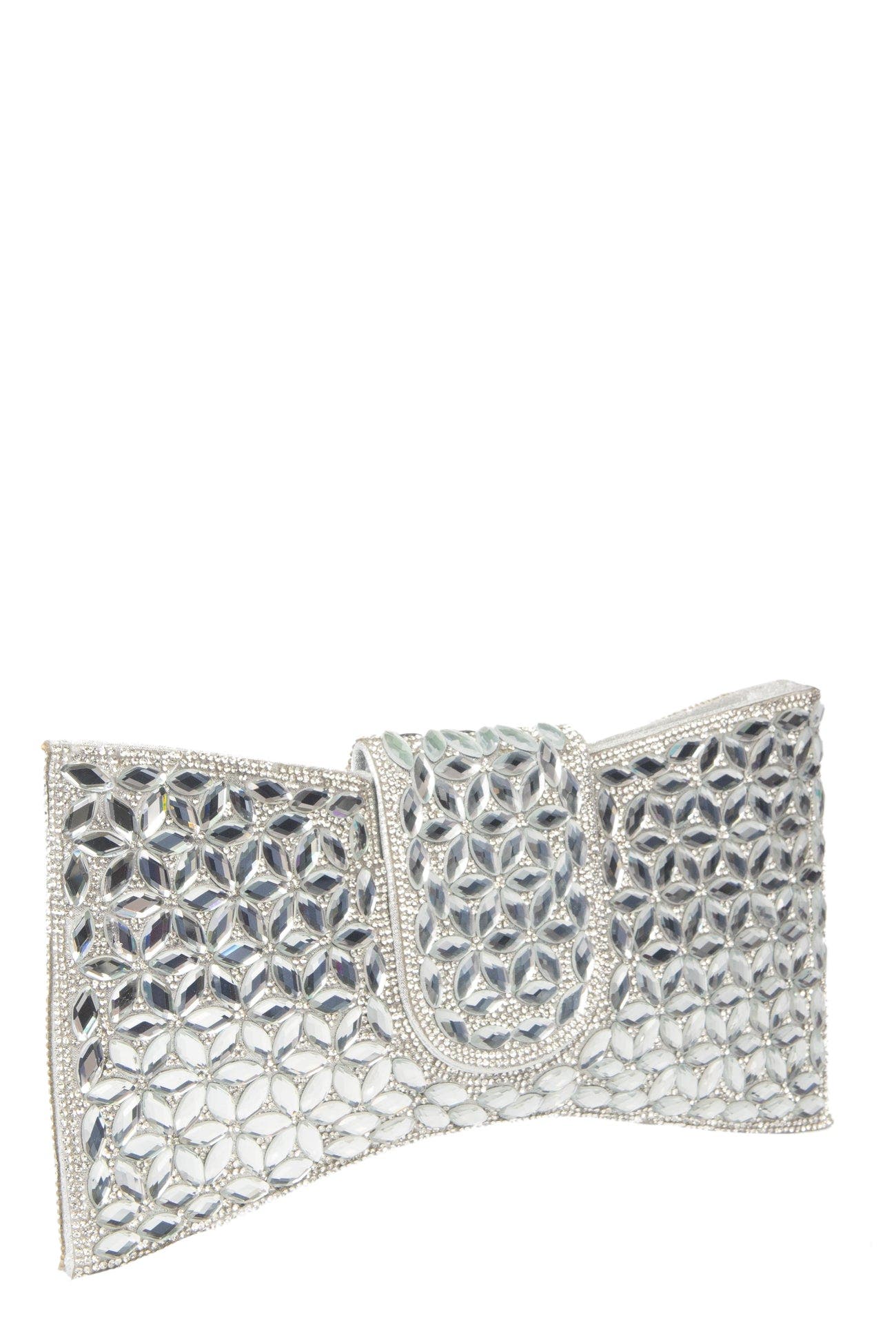 Shiela Clutch, Alternate, color, SILVER