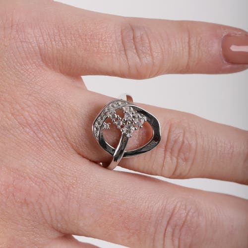 Lucy Quartermaine Volcan Ring In Sterling Silver