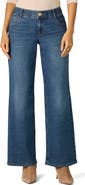 Wit & Wisdom Sam Mid Rise Wide Leg Jeans