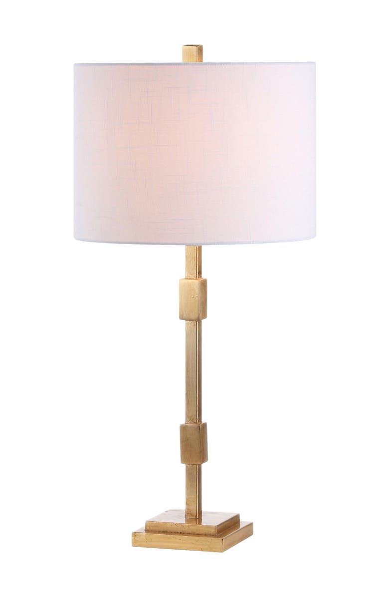 JONATHAN Y Windsor 29" Metal LED Table Lamp, Gold Leaf, Main, color, Gold Leaf