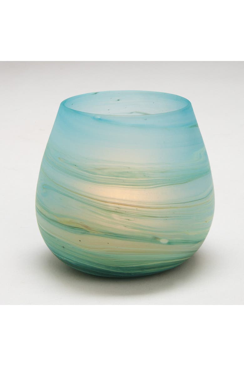 Desert Sands Votive Holder, Main, color, Blue Green
