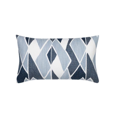 Facet Chenille Indoor & Outdoor Woven Accent Pillow & Insert