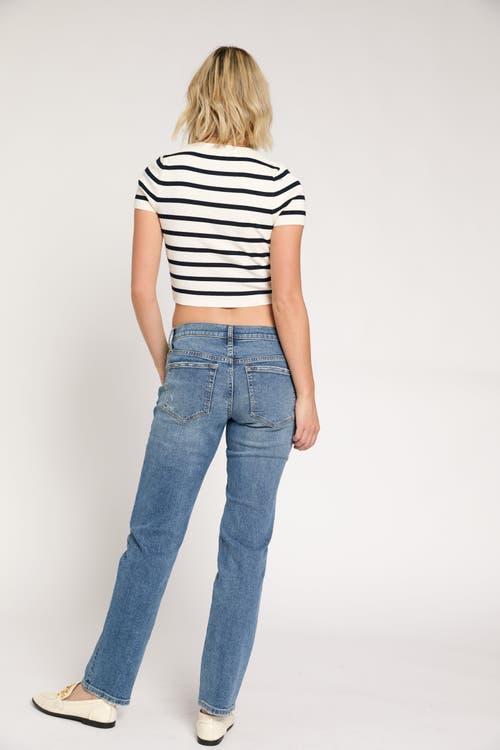 OLIVER LOGAN OLIVER LOGAN CHESTER JEANS LOW RISE SLIM STRAIGHT VINTAGE WORN