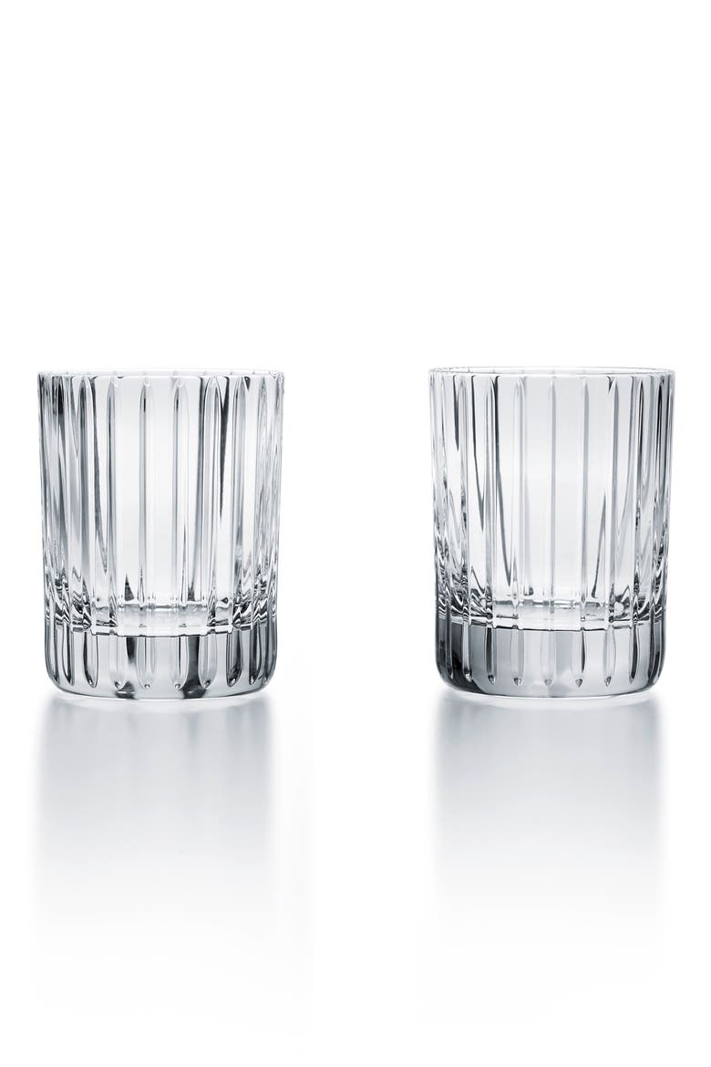 Harmonie 1 Set of 2 Lead Crystal Tumblers, Main, color, CLEAR