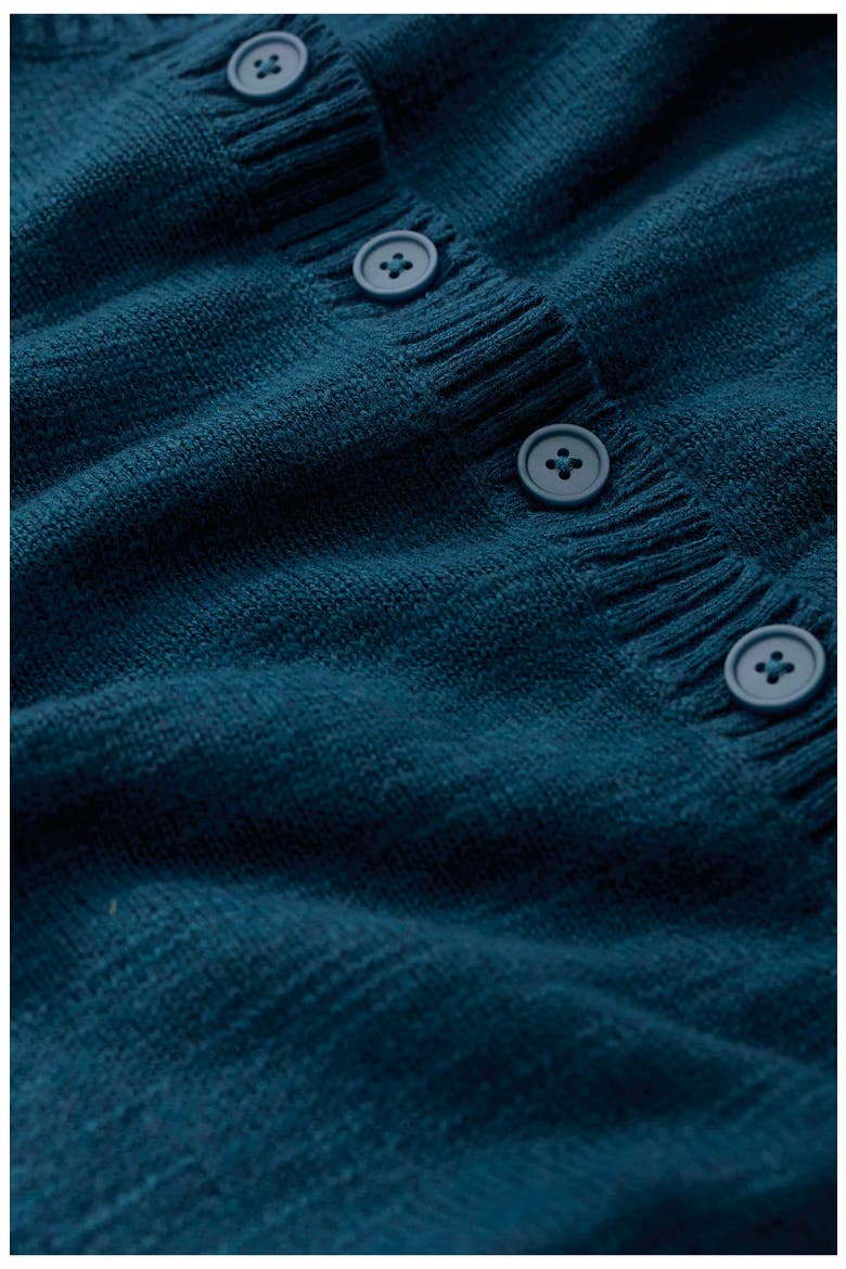 Pentire Steps Organic Cotton & Linen Cardigan, Alternate, color, KNIT MELANGE OCEAN DRIFT