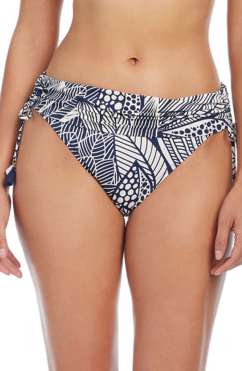 Bali Breeze Shirred Hipster Bikini Bottoms