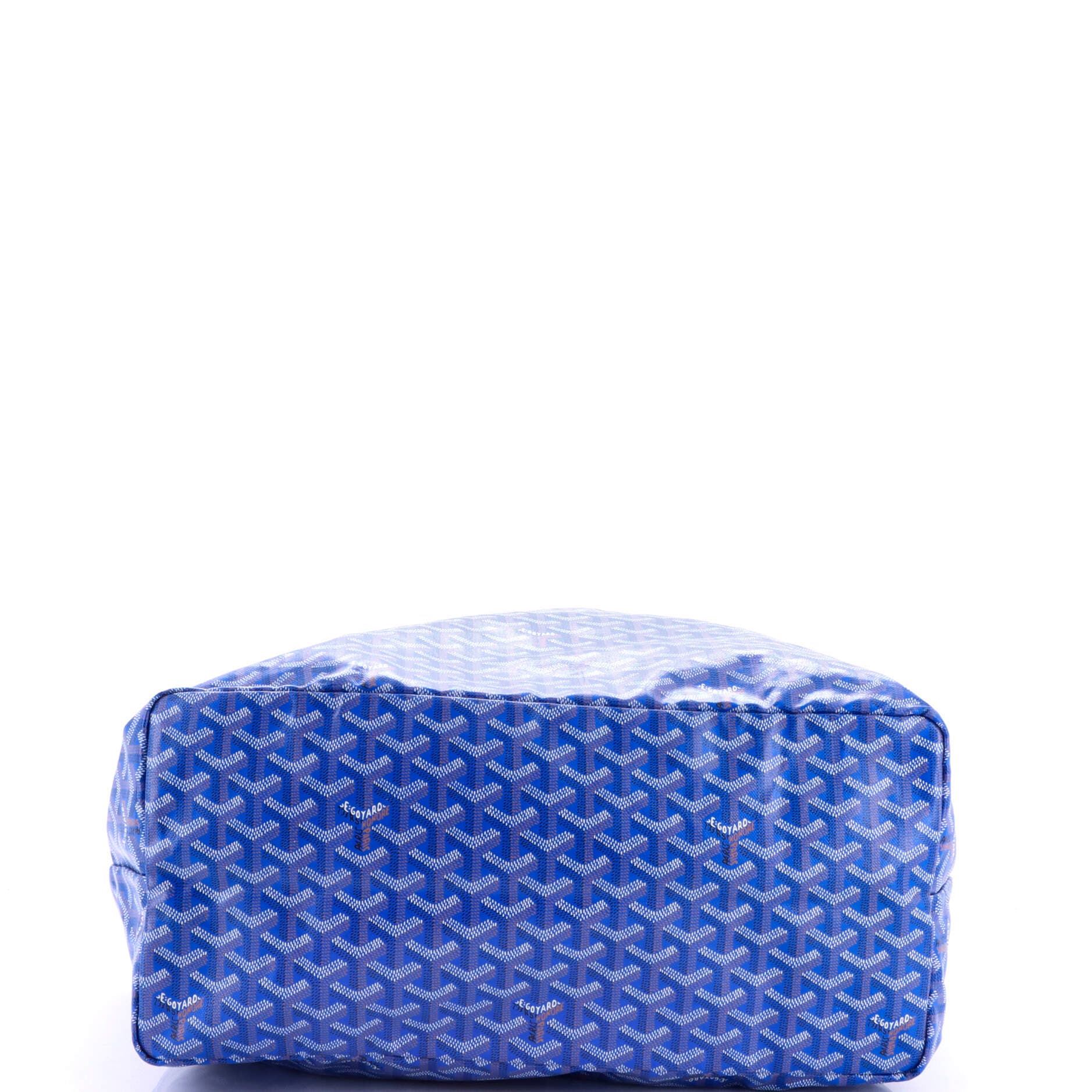 Pre-Owned Goyard Saint Louis Tote Coated Canvas GM, Alternate, color, Blue