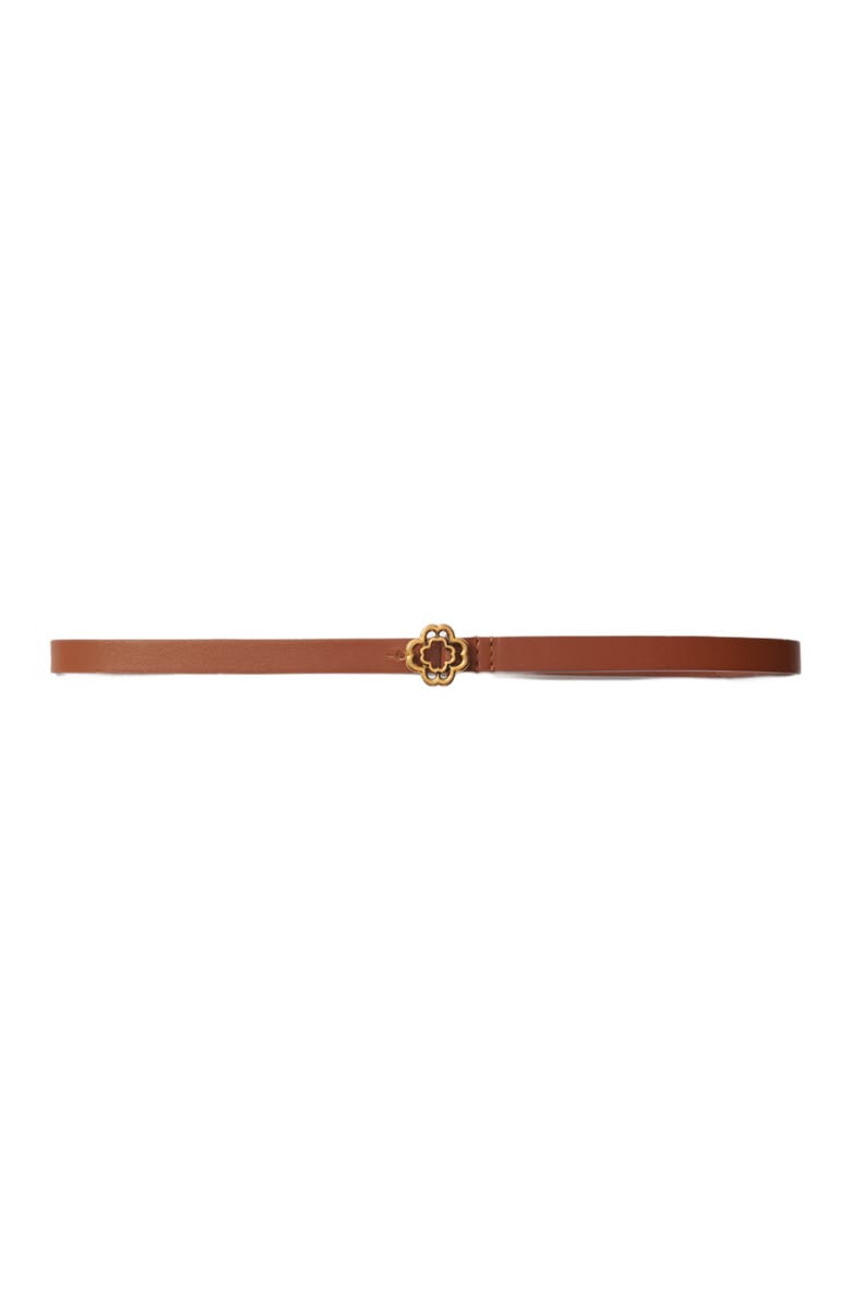 maje Slim Clover belt, Main, color, Camel