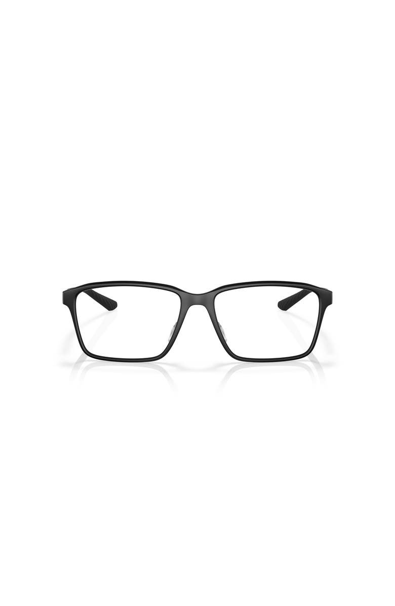 Costa 55mm Rectangle optical glasses, Alternate, color, Black