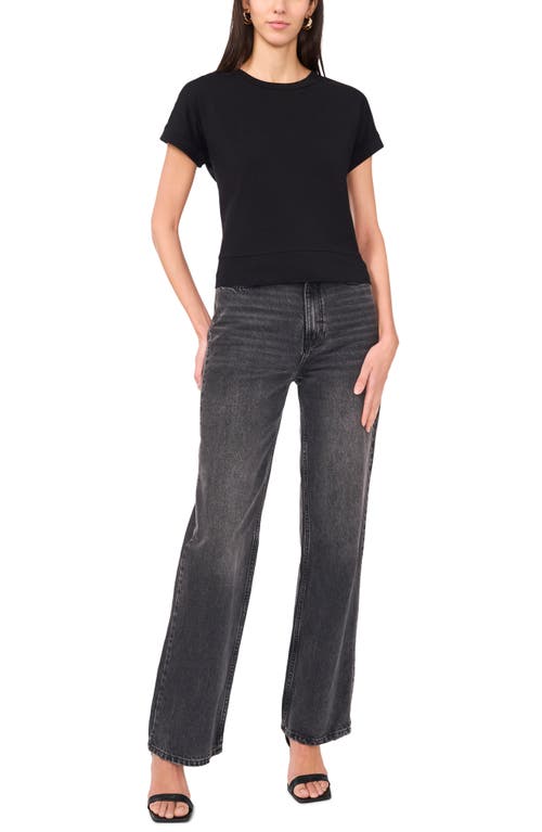 1.state Tie Back T-shirt In Rich Black