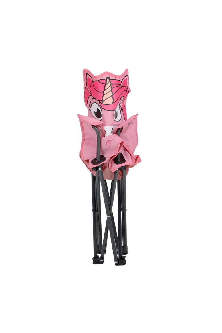 Childrens/Kids Luna The Unicorn Folding Chair, Alternate, color, Sweet Pink