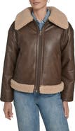Levi's Reversible Faux Leather & Faux Shearling Jacket