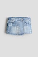 H&M Denim Wrap Skort