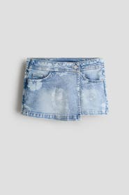 H&M Denim Wrap Skort