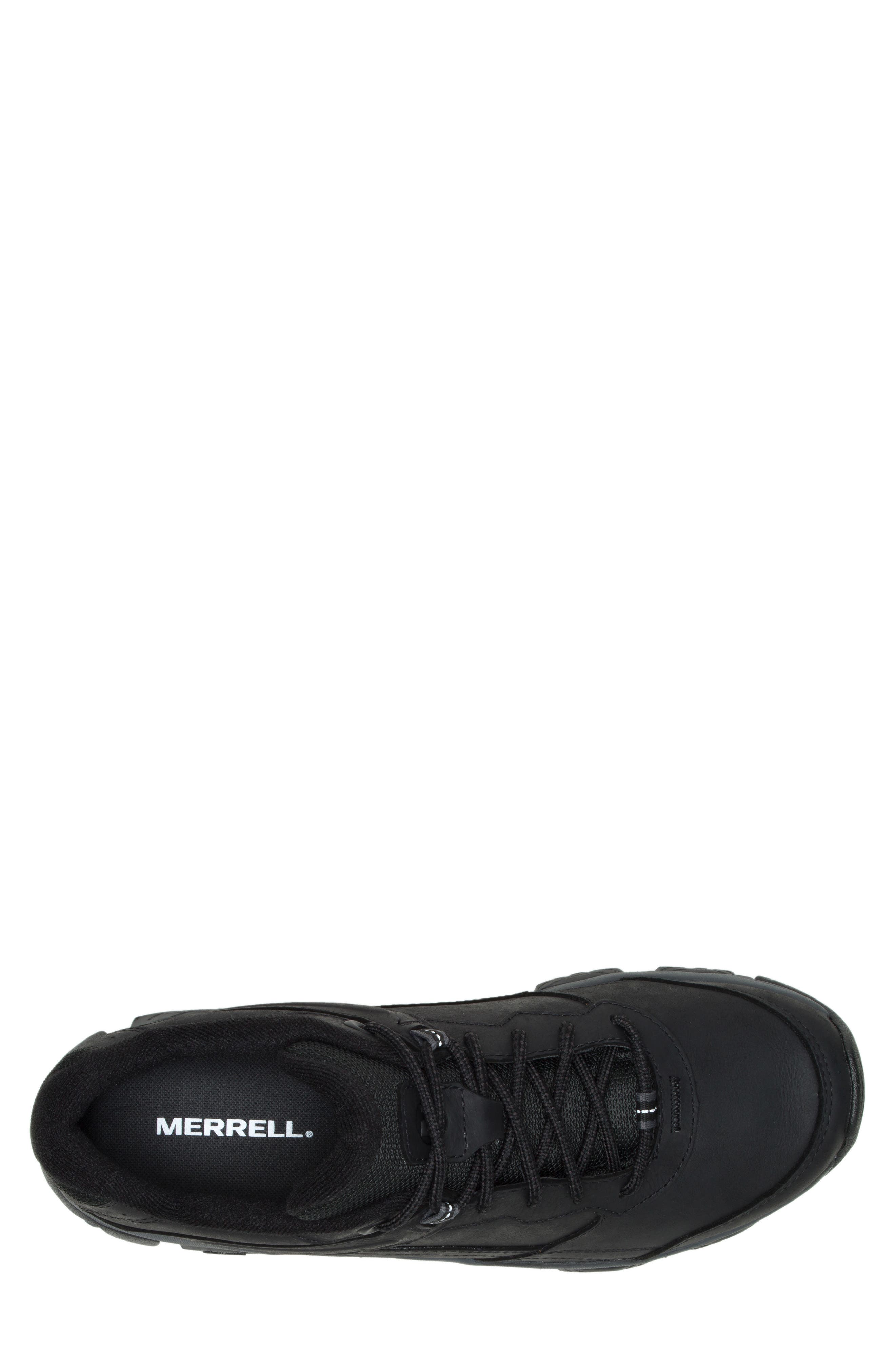 Moab Adventure 3 Waterproof Hiking Shoe, Alternate, color, BLACK