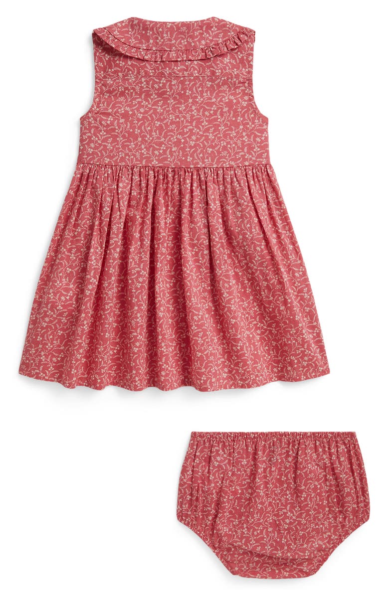 Ralph Lauren Cotton Dress, Alternate, color, Prolyn Floral Pink